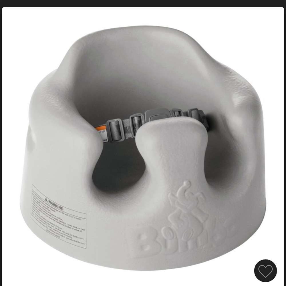 Bumbo gray seat with belt